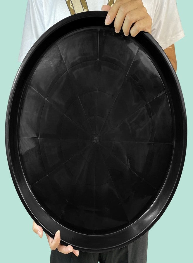 DUNPUTE Plant Saucer 14 16 18 20 22 Inch, 4 Pack Heavy Duty Large Plant Tray for Planter Pot, Plastic Flower Pot Saucers Drip Water Trays for Indoors and Outdoors (16 Inch) - Image 4